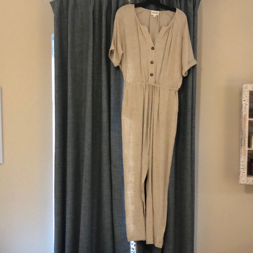 Tan jumpsuit